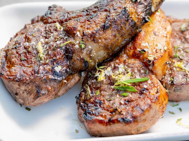 Grilled Lamb Chops with Rosemary Salt