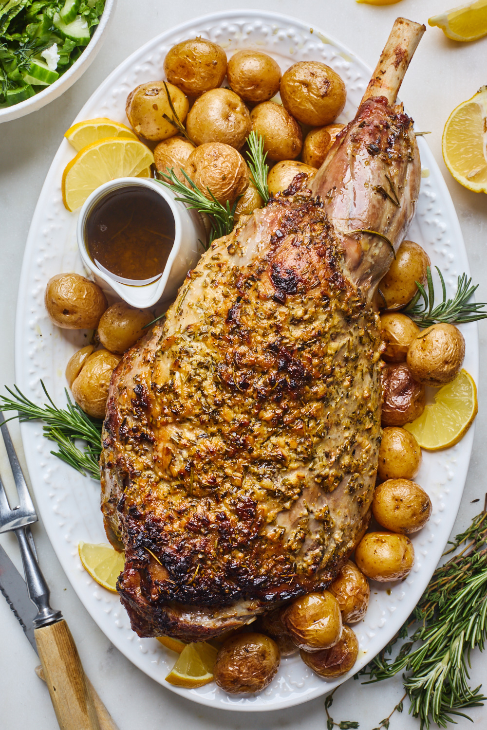 Roasted Lamb and Potatoes