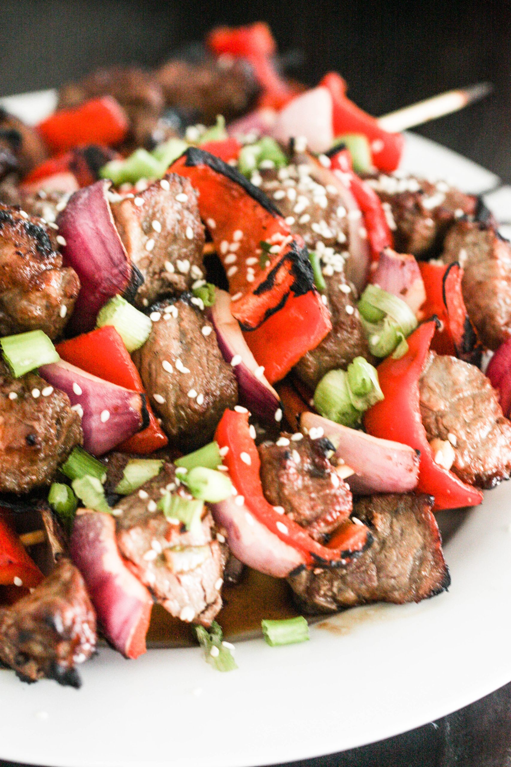 Sesame Steak Asian Skewers Recipe