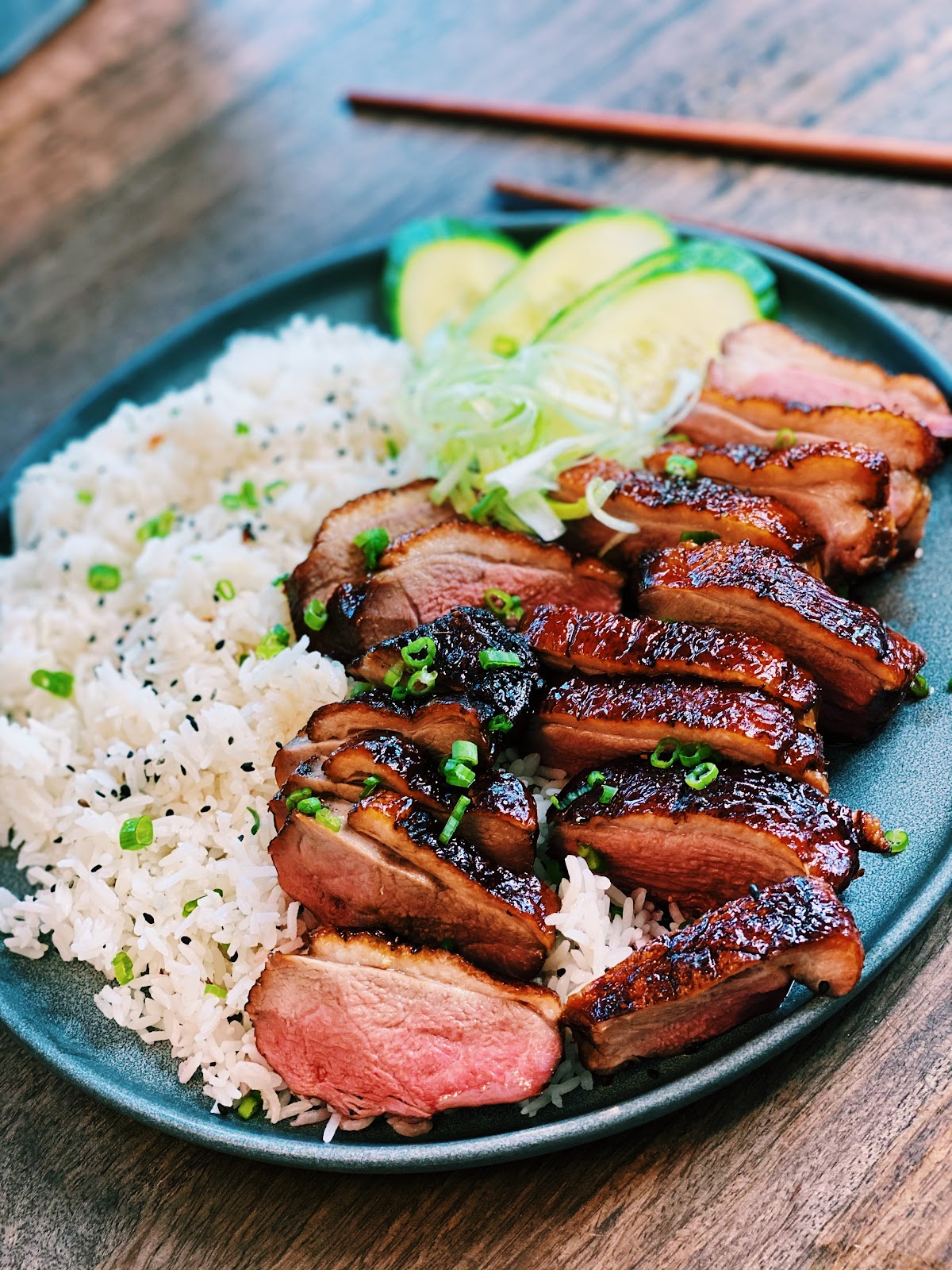 ROAST DUCK WITH RICE