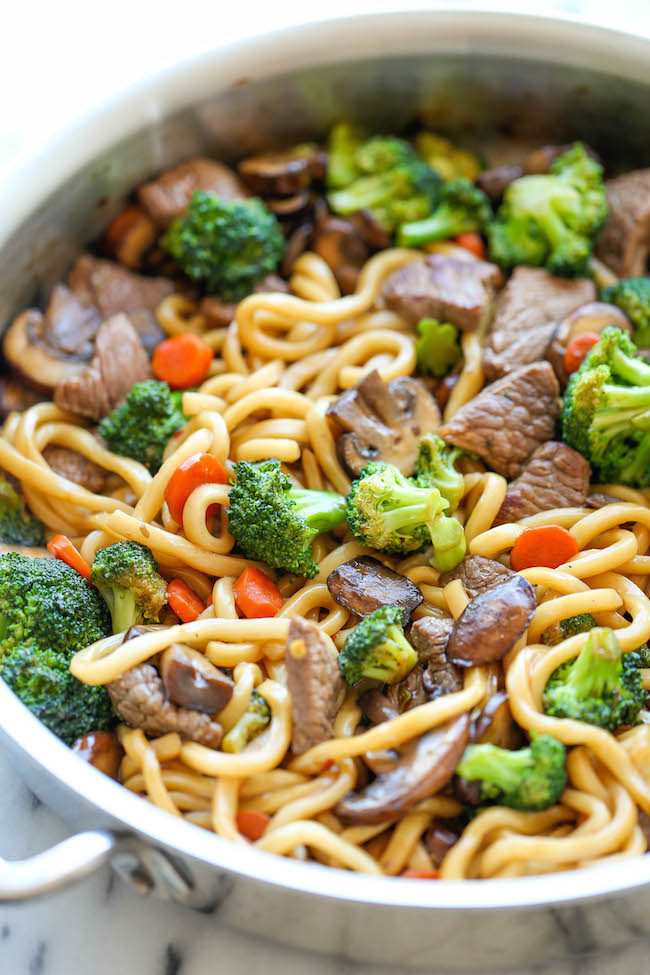 BEEF NOODLE STIR FRY