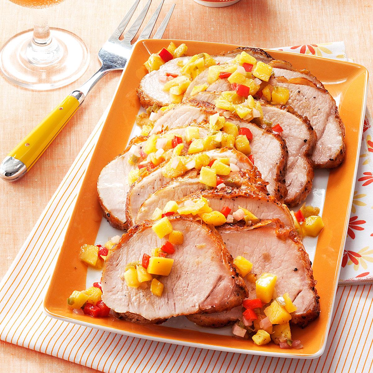BBQ Duck Breast with Mango Summer Salsa