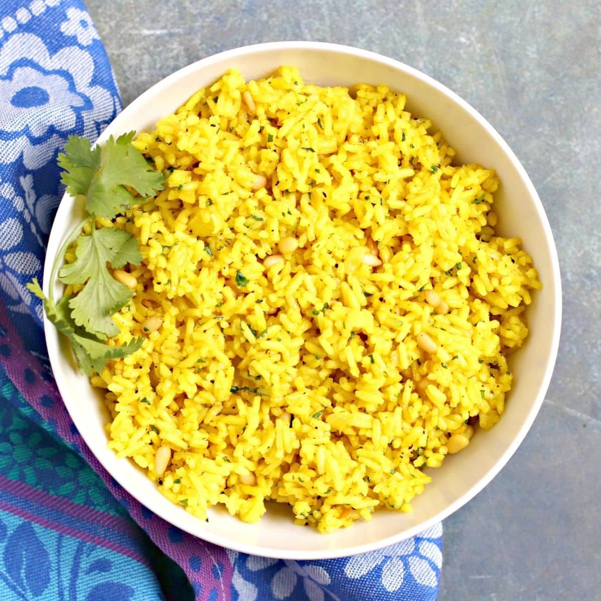 Mediterranean Yellow Rice