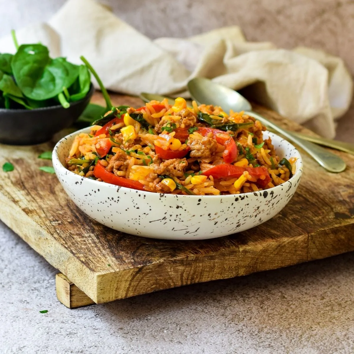 One Pot Lamb and Rice