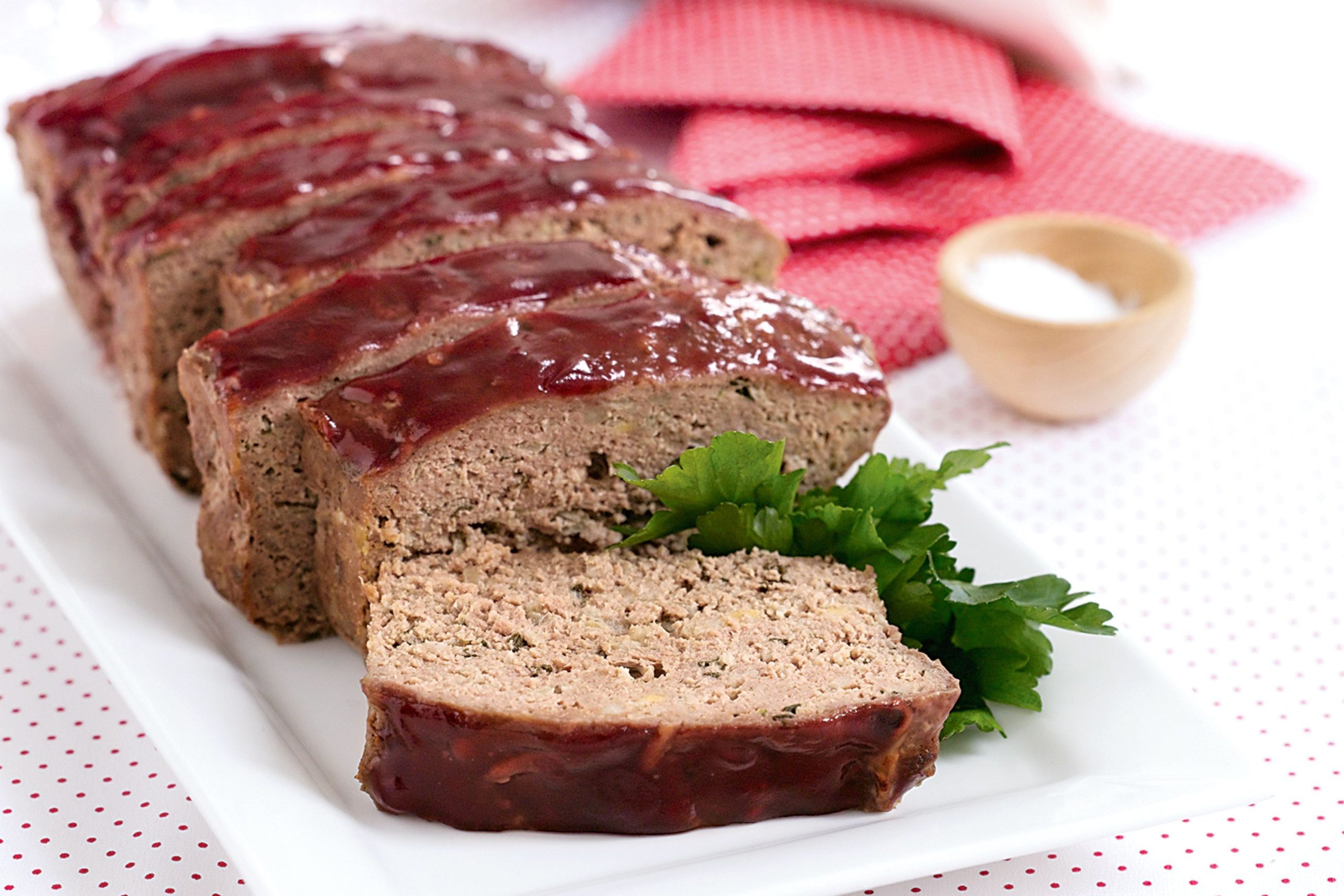 Turkey and Beef Meatloaf with Cranberry Glaze