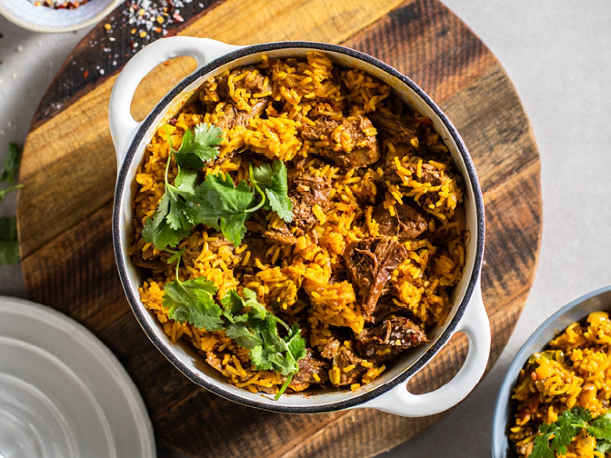 Easy Lamb & Spicy Rice