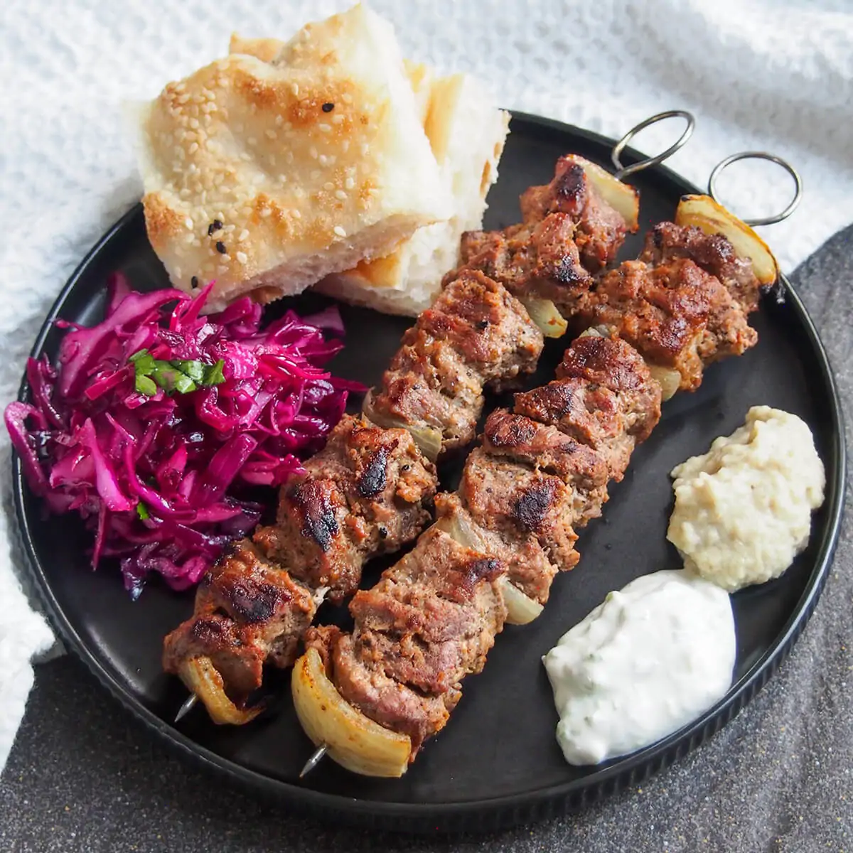 Lamb shish kebab