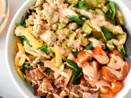 Turkey Rice and Romaine Salad