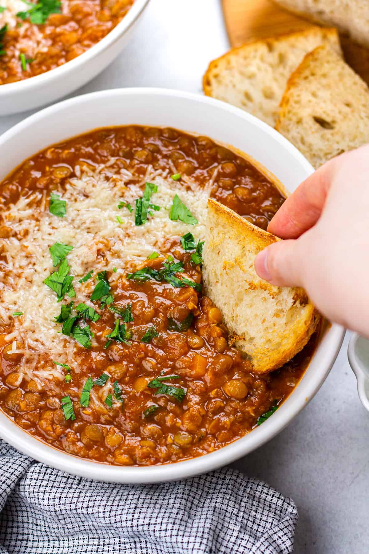 INSTANT POT LENTIL SOUP