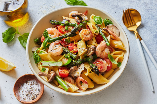 One-Pot Garlicky Shrimp & Broccoli