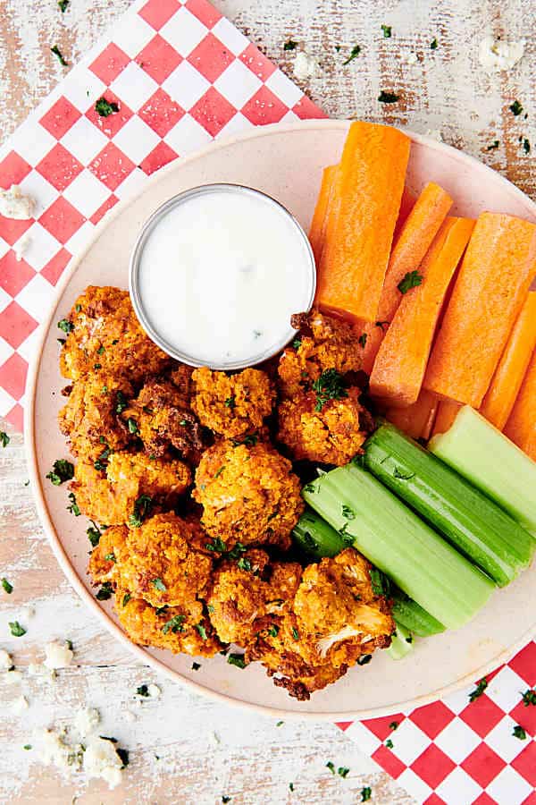 Air Fryer Buffalo Cauliflower