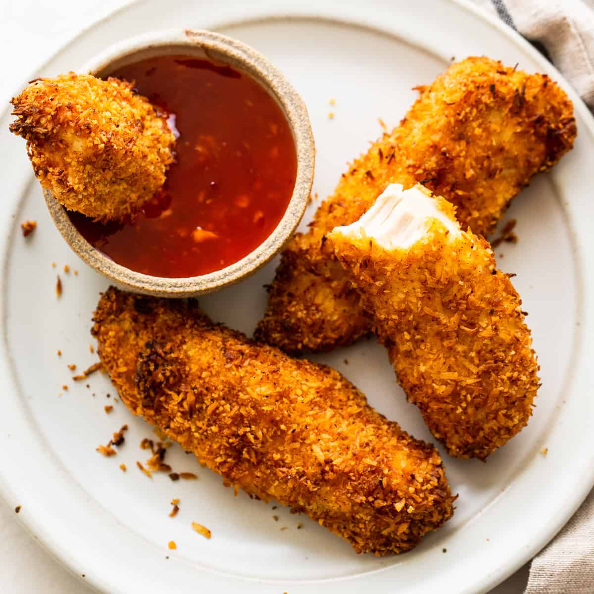 Air Fryer Crispy Coconut Chicken Tenders