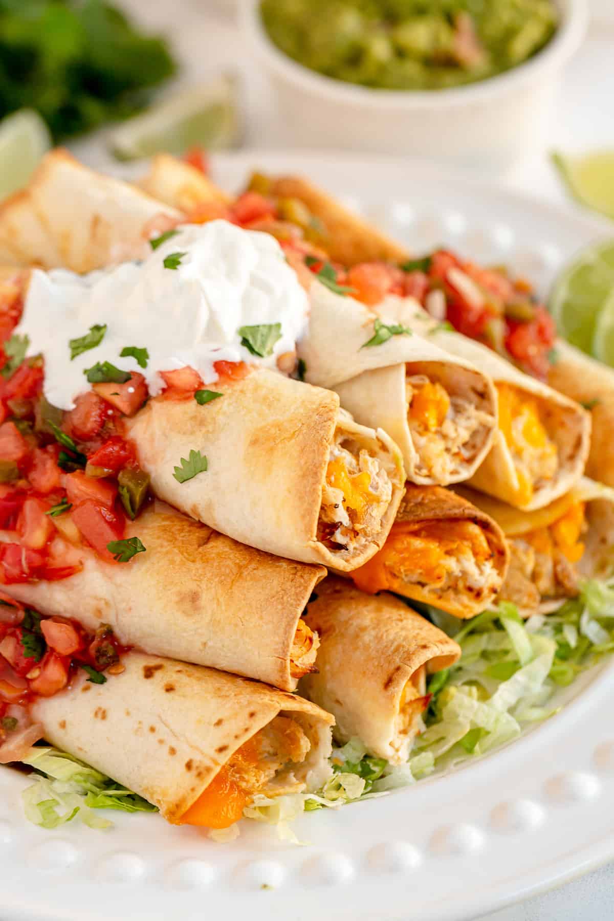 Air Fryer Chicken Taquitos