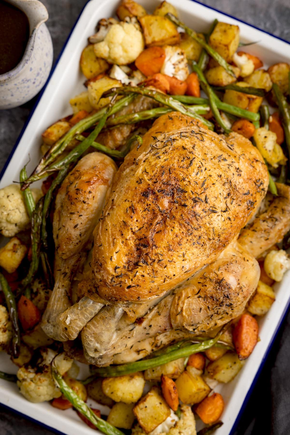 Air Fryer Roast Chicken Dinner