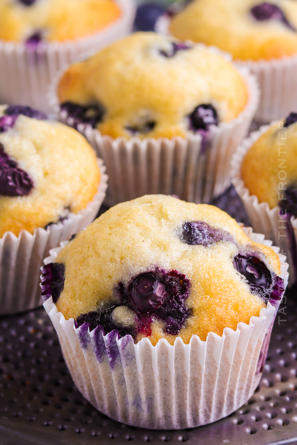 AIR FRYER BLUEBERRY MUFFINS