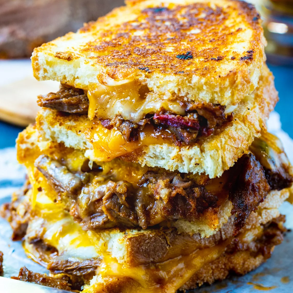 AIR FRYER ONION GRILLED CHEESE