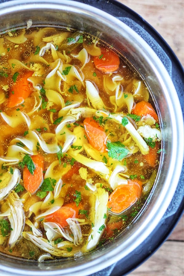 Instant Pot Chicken Noodle Soup