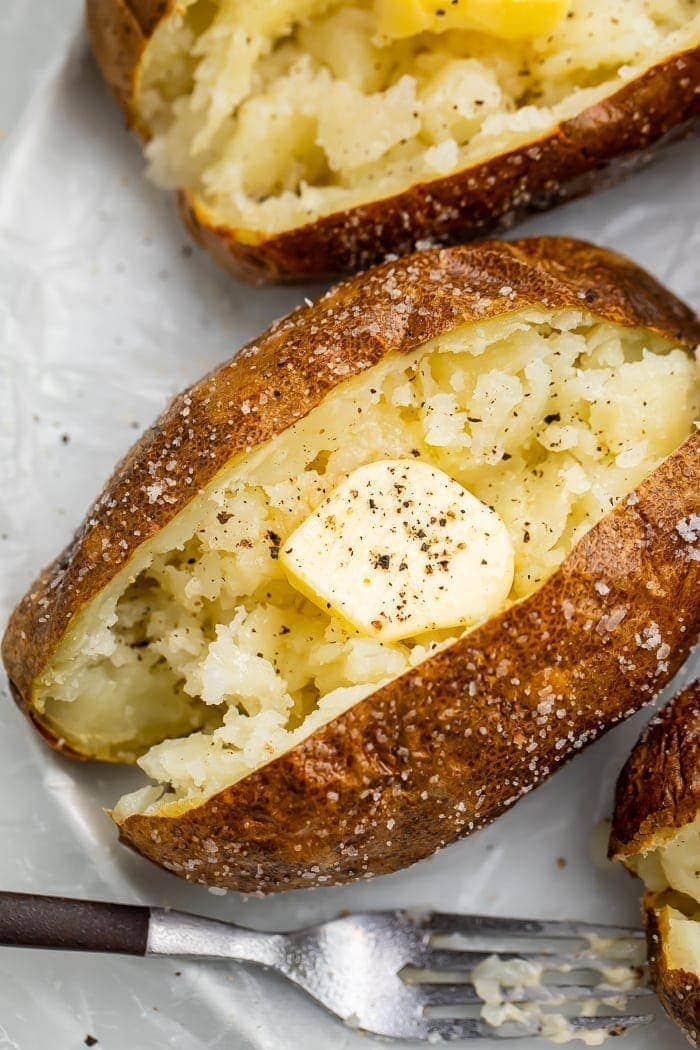 AIR FRYER BAKED POTATO