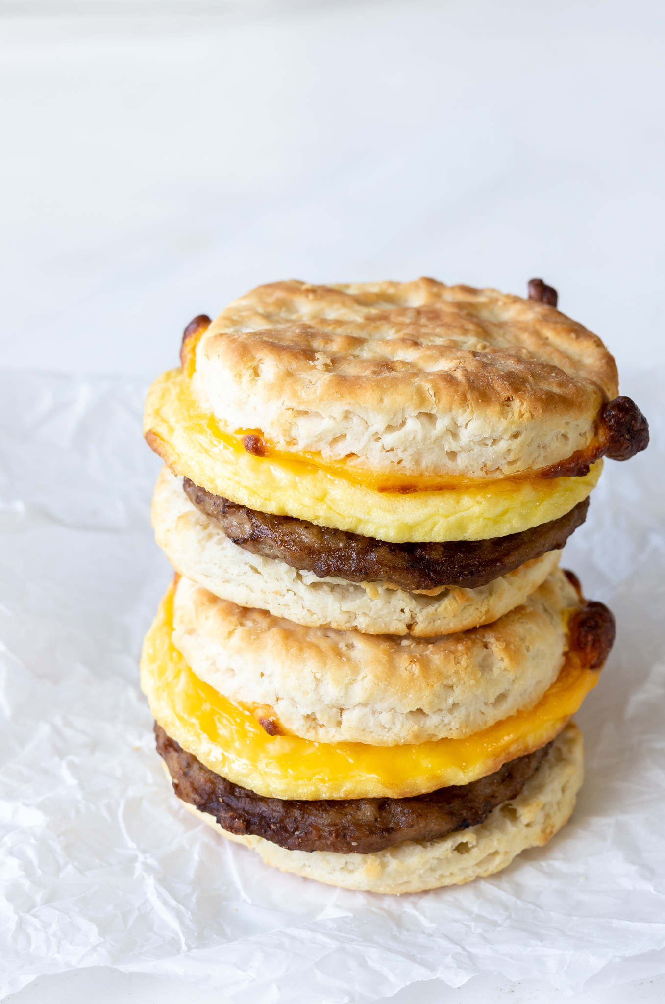 Air Fryer Frozen Breakfast Sandwich