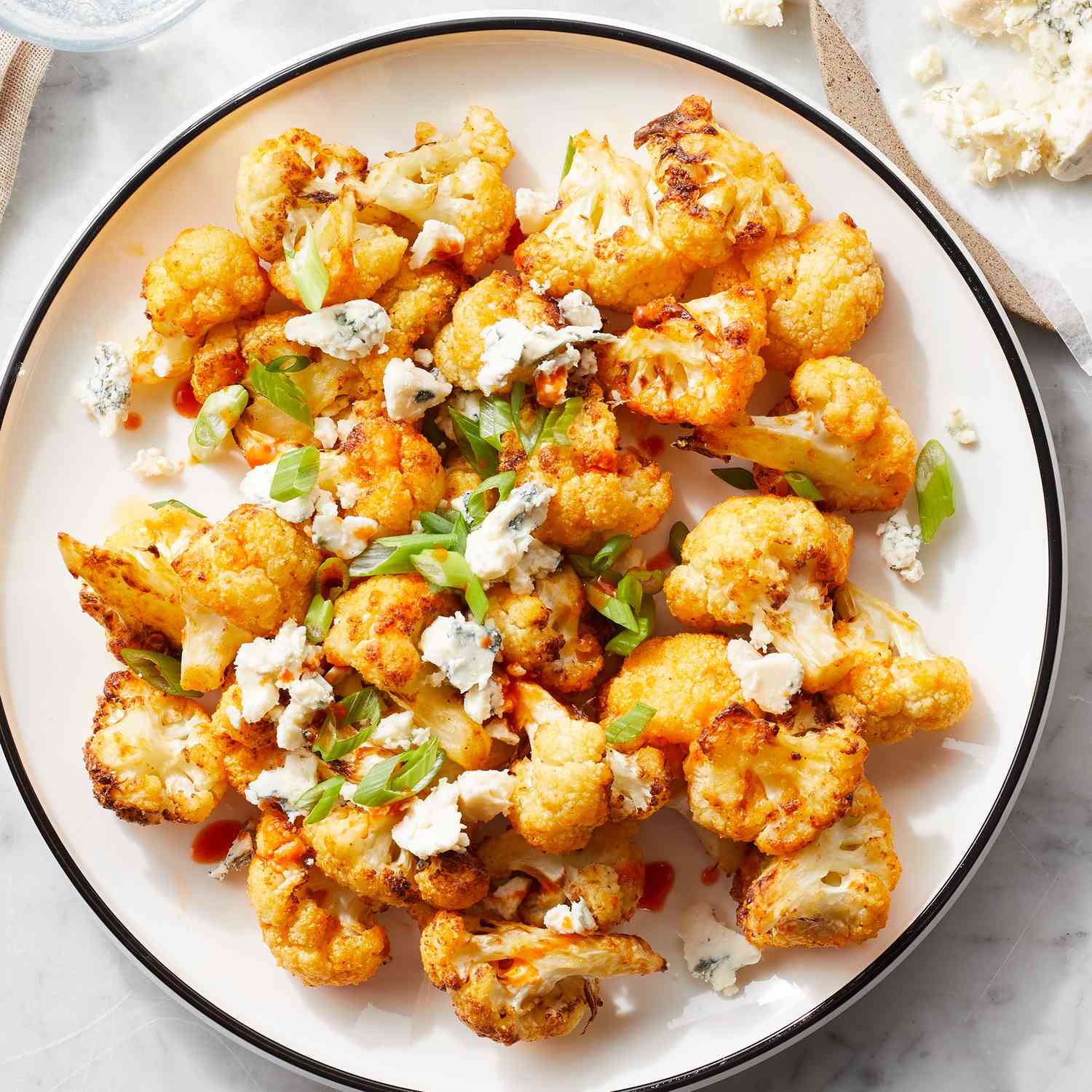Air-Fryer Buffalo Cauliflower