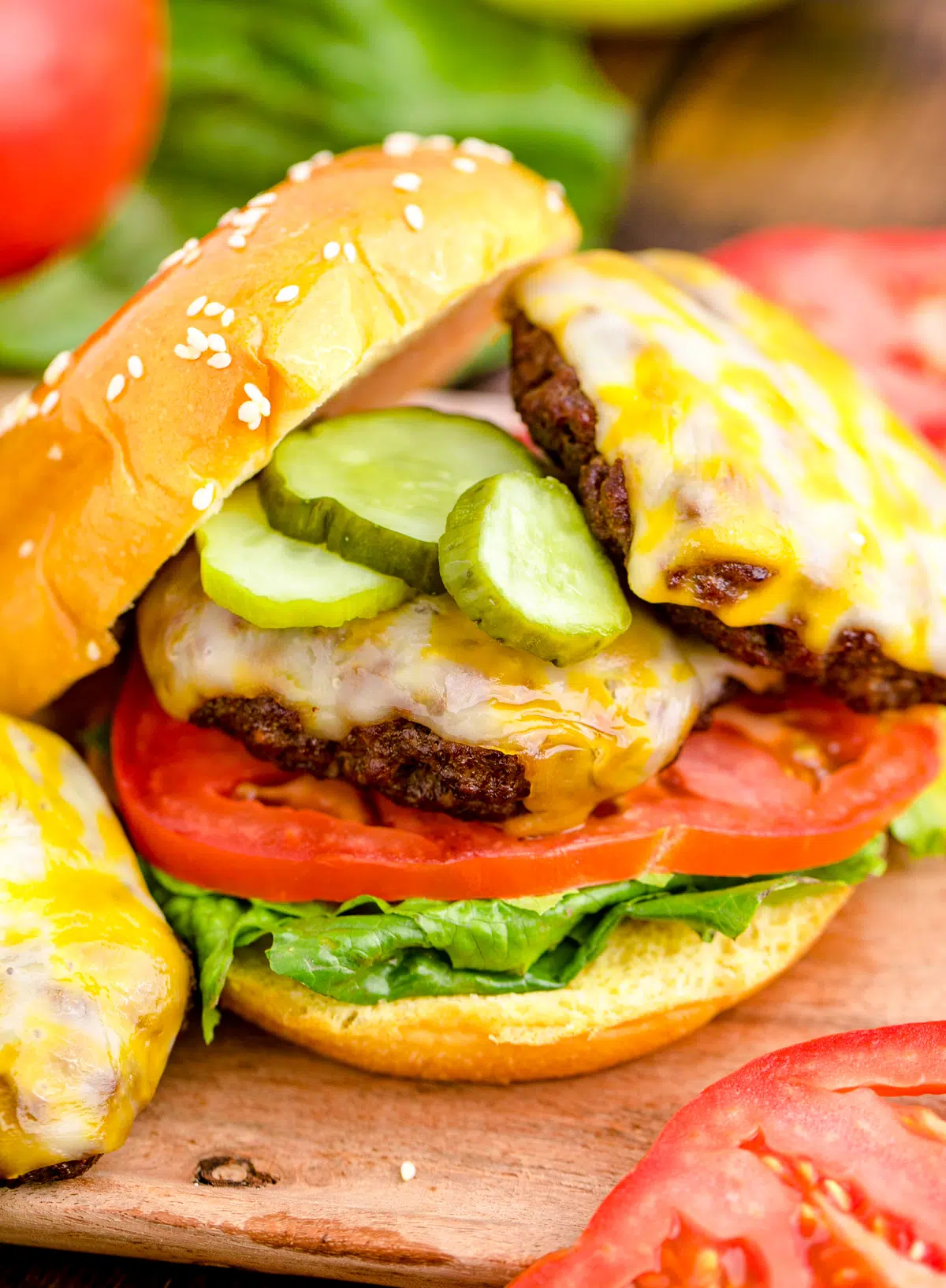 Quick Air Fryer Hamburgers