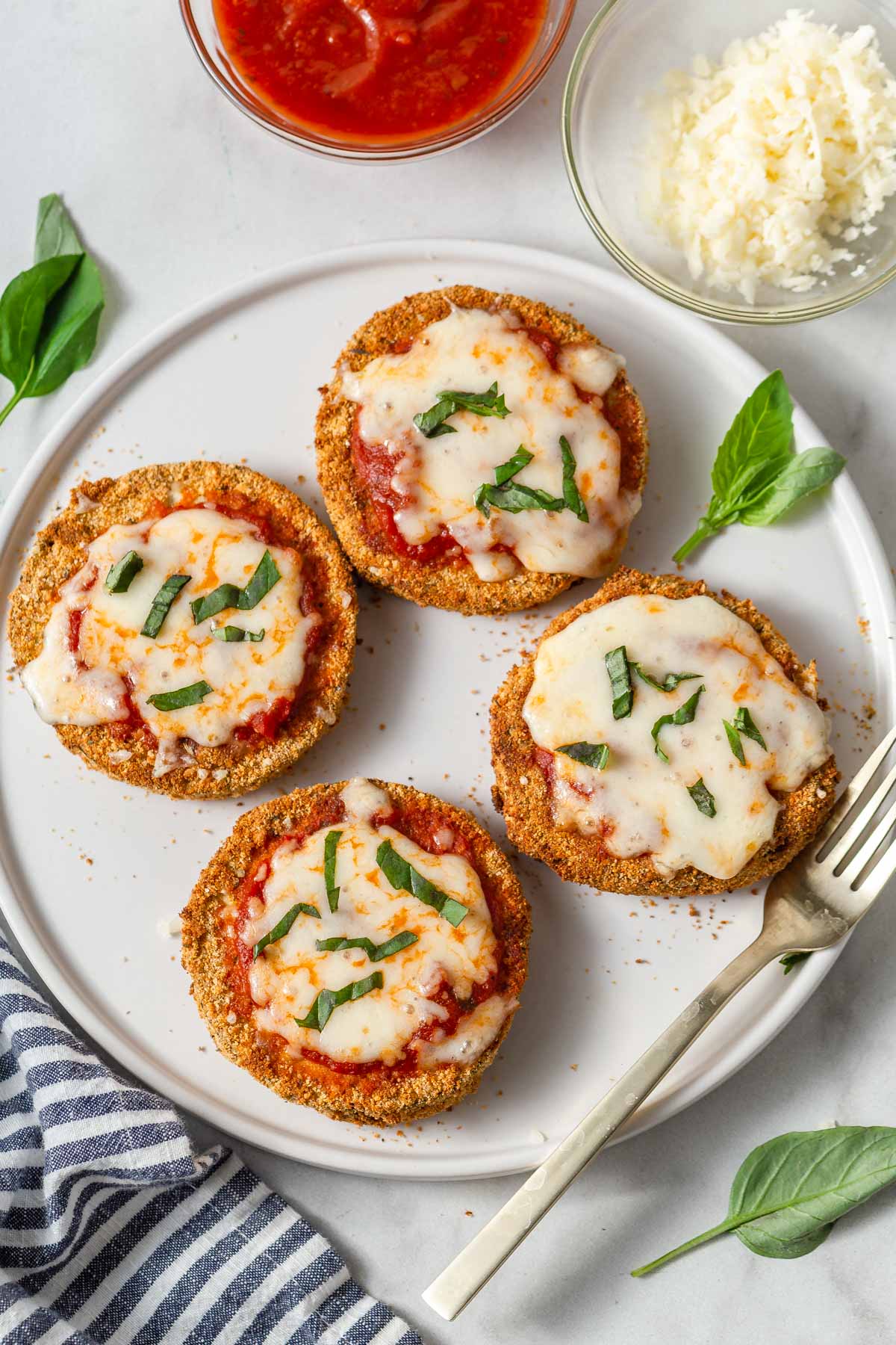 AIR FRYER EGGPLANT PARMESAN