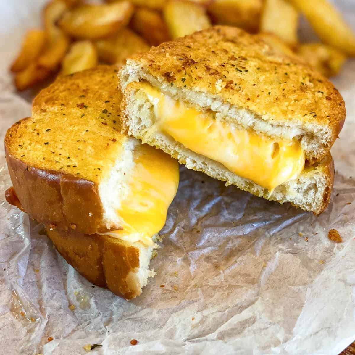 Air-Fryer Grilled Cheese Sandwiches