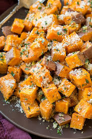 Air Fryer Parmesan Sweet Potatoes