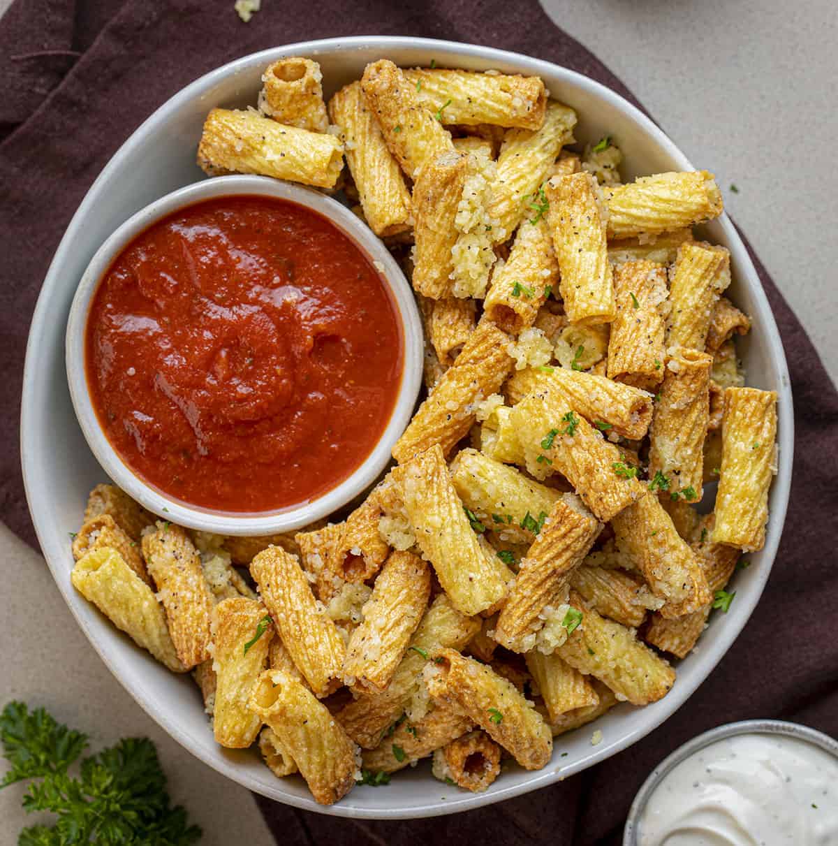 Air Fryer Pasta Chips